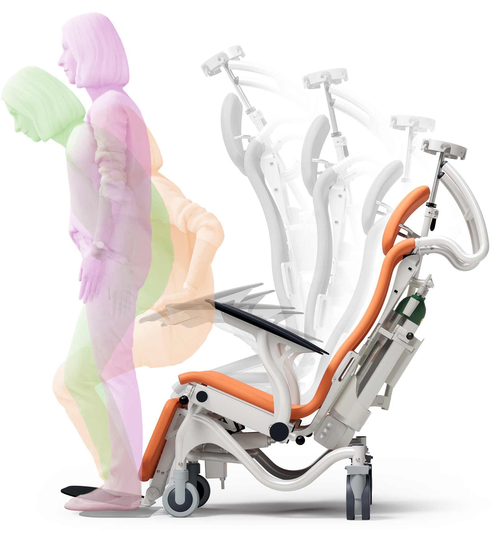 Standing geometry mimics natural standing mechanics